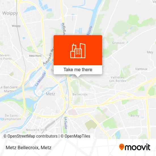 Metz Bellecroix map