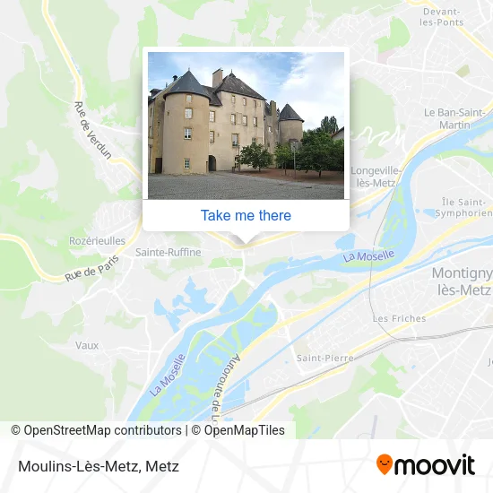 Moulins-Lès-Metz map