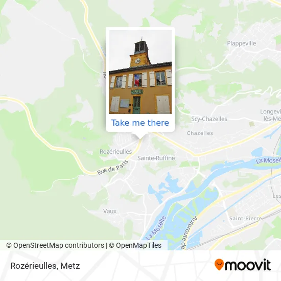 Rozérieulles map
