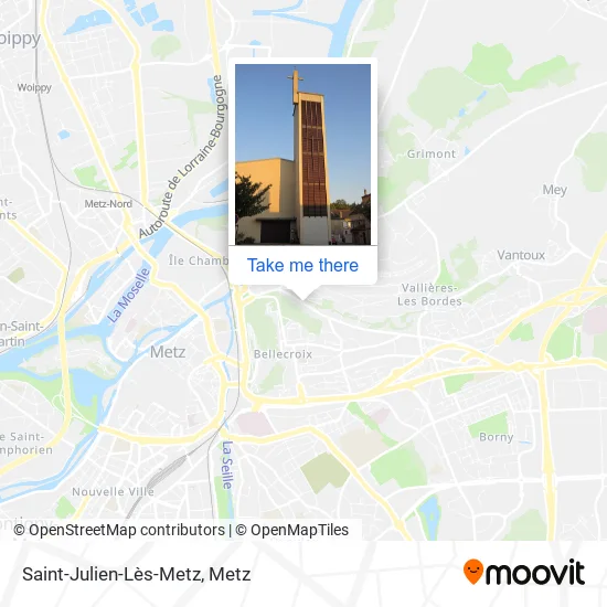 Saint-Julien-Lès-Metz map