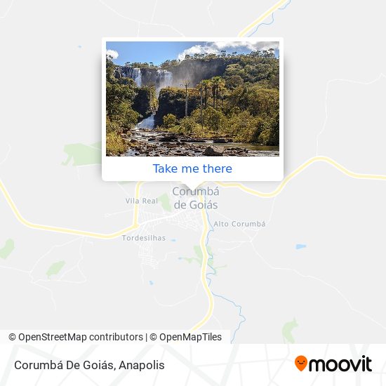 Corumbá De Goiás map