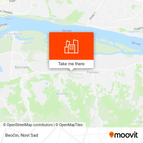 Beočin map