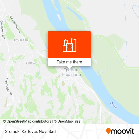 Sremski Karlovci map