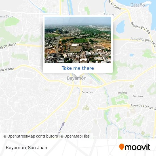 Bayamón map