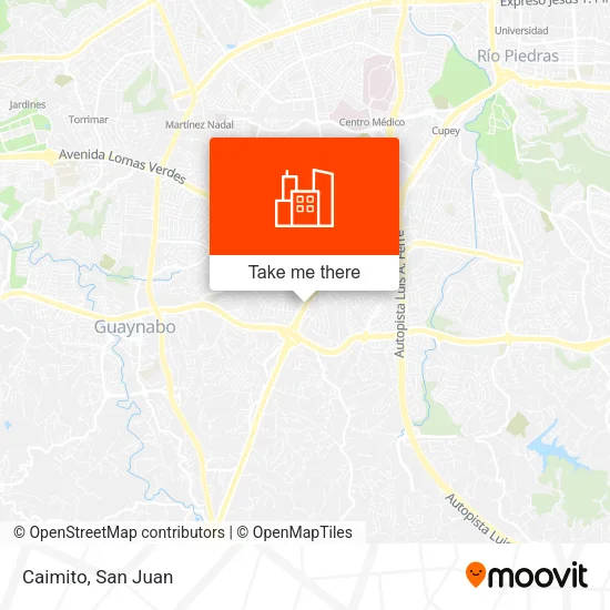 Caimito map