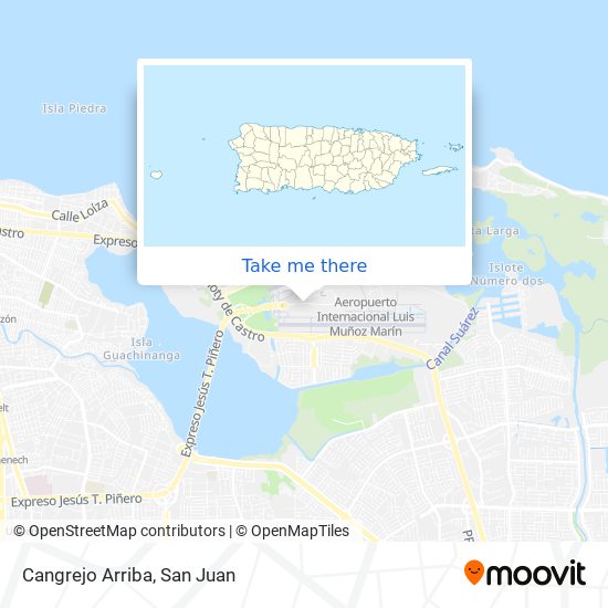 Cangrejo Arriba map