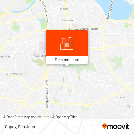 Cupey map