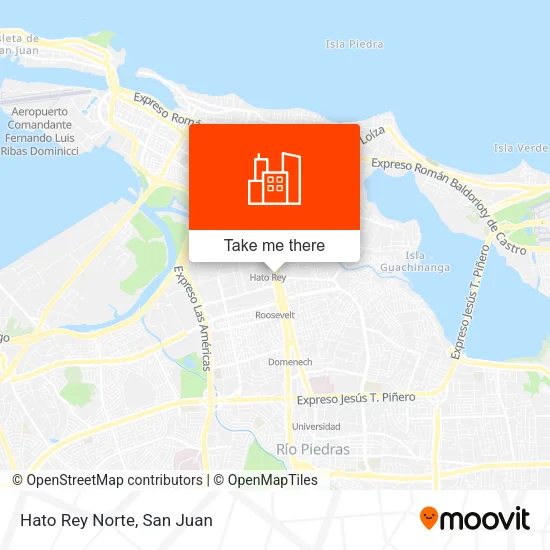 Hato Rey Norte map