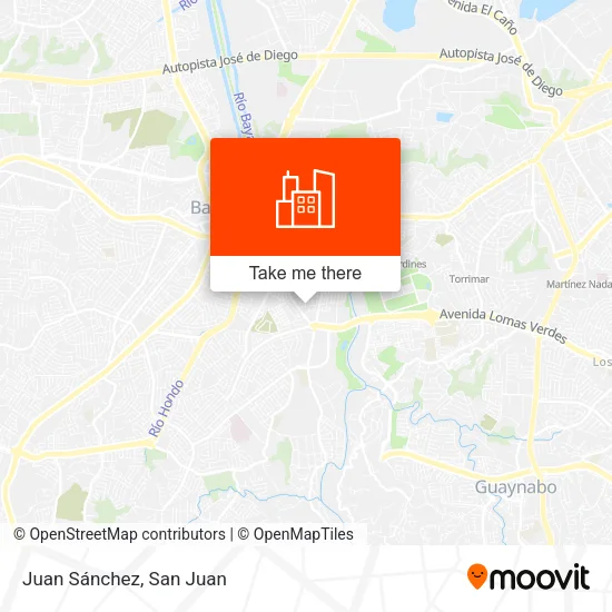 Juan Sánchez map