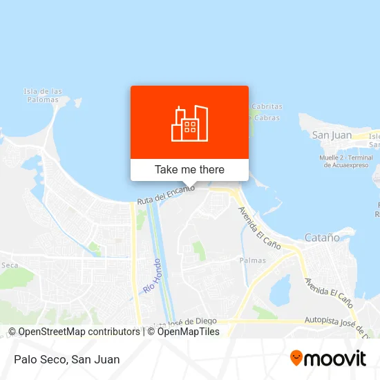 Palo Seco map