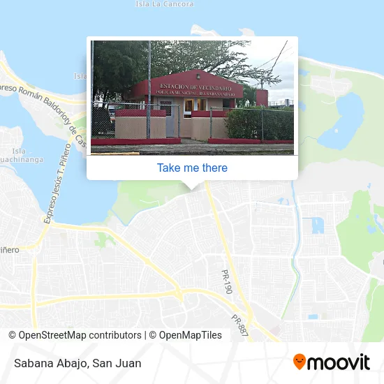 Sabana Abajo map