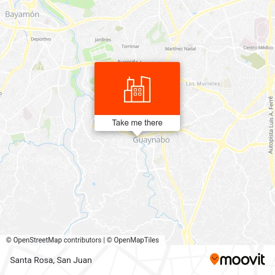 Santa Rosa map