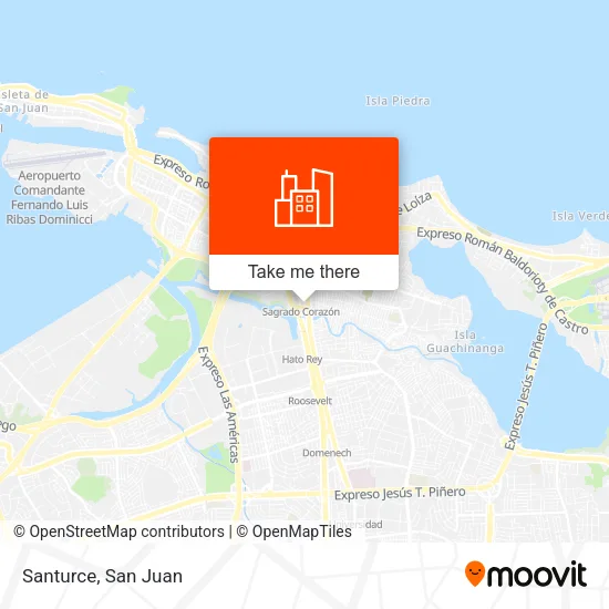 Santurce map