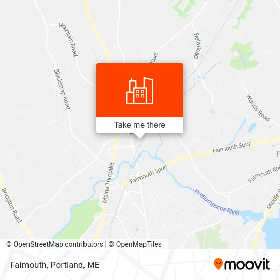 Falmouth map
