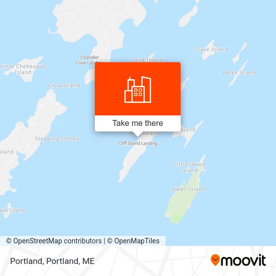 Portland map