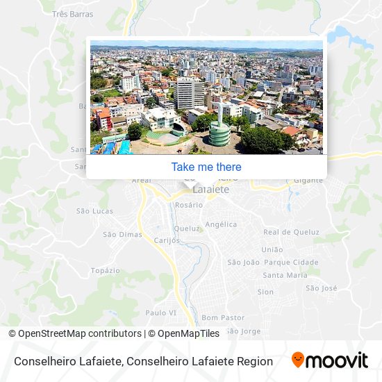 Conselheiro Lafaiete map