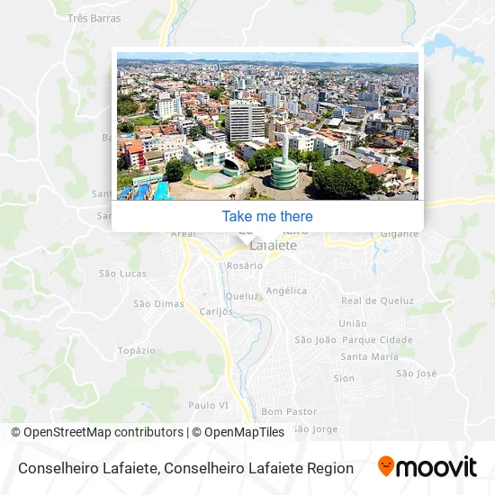 Conselheiro Lafaiete map