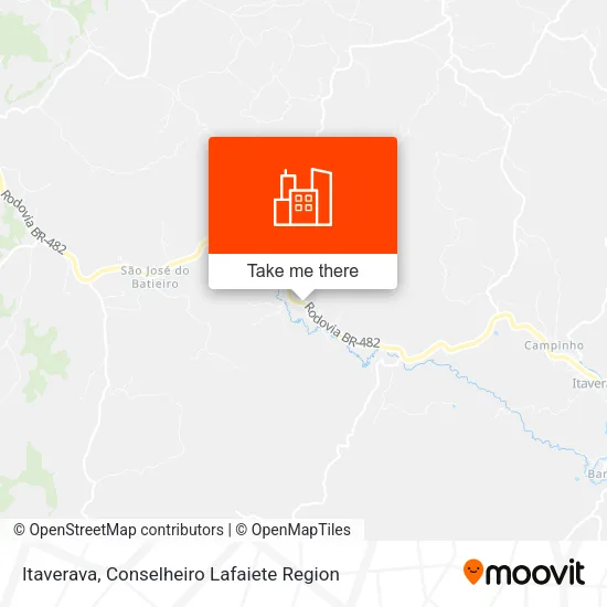 Itaverava map