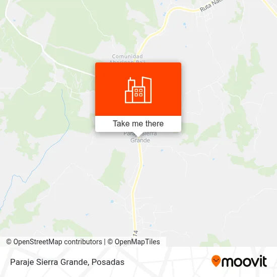 Paraje Sierra Grande map
