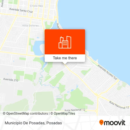 Municipio De Posadas map