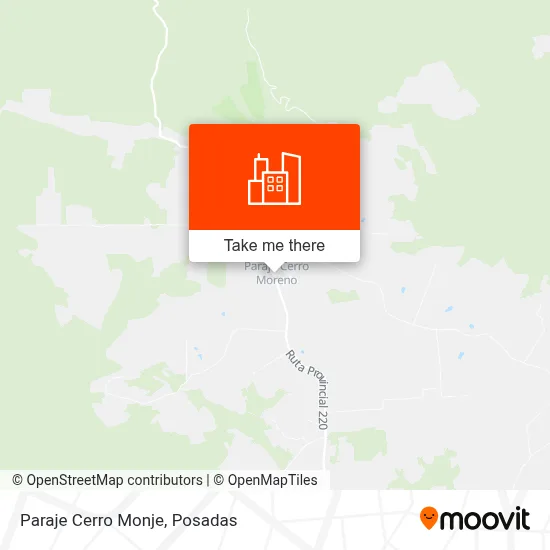 Paraje Cerro Monje map