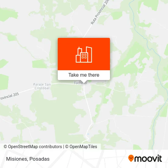 Misiones map