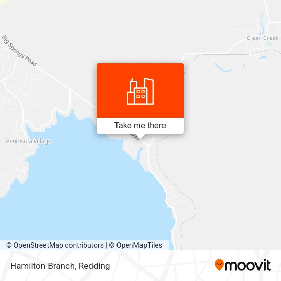Hamilton Branch map