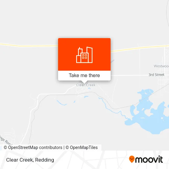 Clear Creek map
