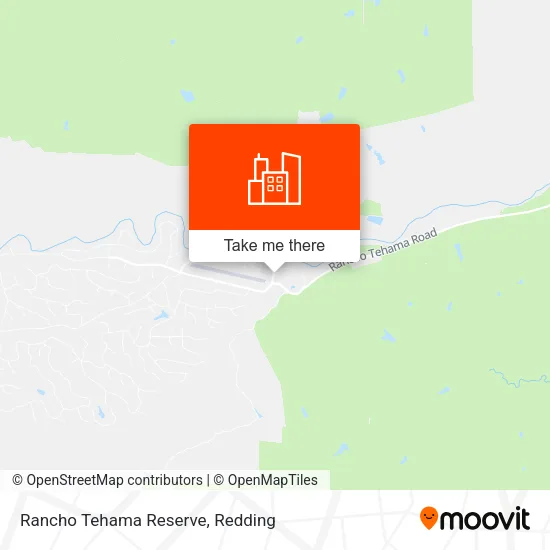 Rancho Tehama Reserve map