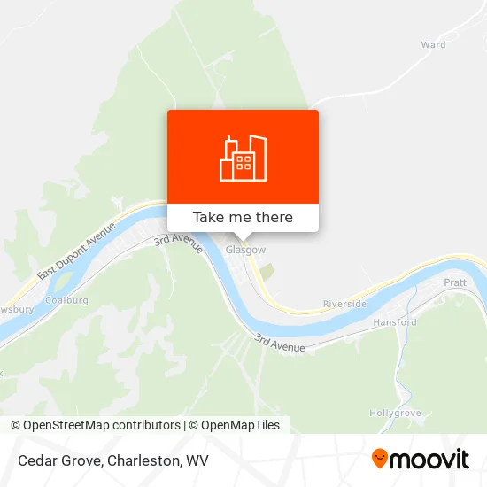 Cedar Grove map