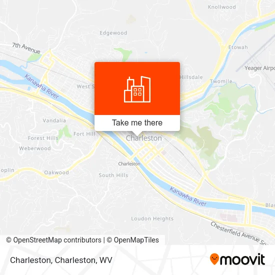Charleston map
