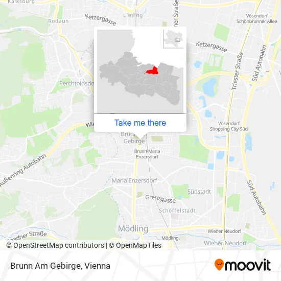 Brunn Am Gebirge map
