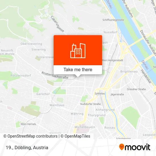 19., Döbling map