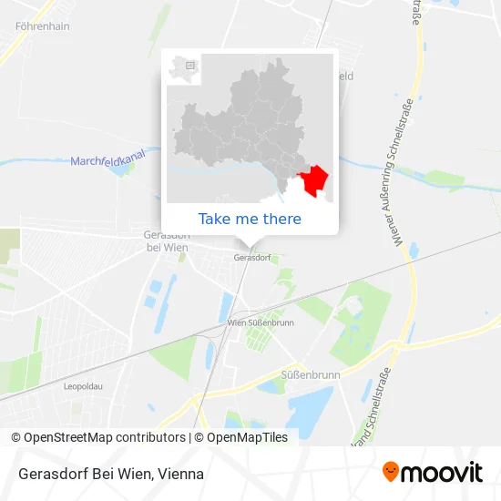 Gerasdorf Bei Wien map