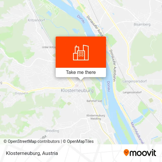 Klosterneuburg map