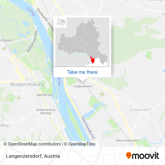 Langenzersdorf map