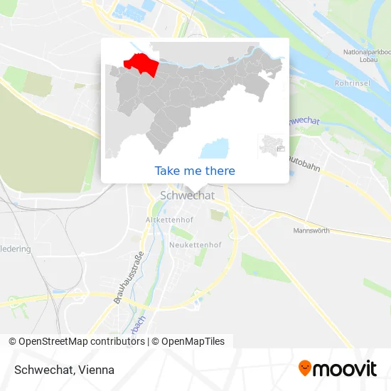Schwechat map