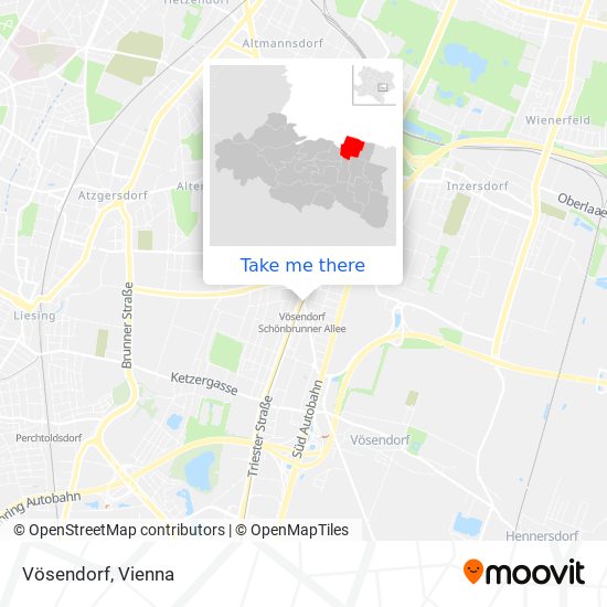 Vösendorf map