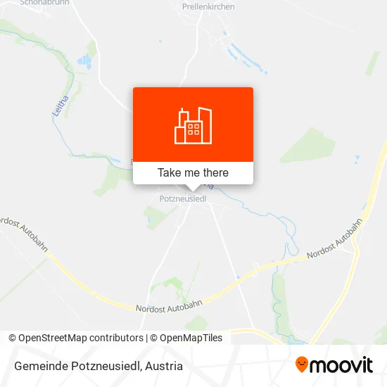 Gemeinde Potzneusiedl map