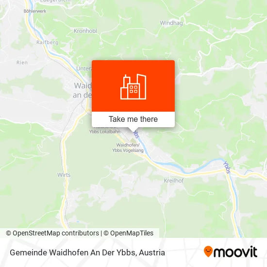 Gemeinde Waidhofen An Der Ybbs map