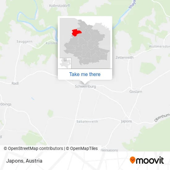 Japons map