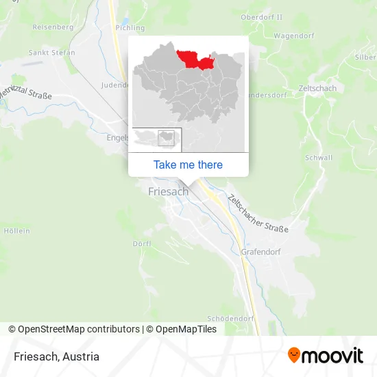Friesach map