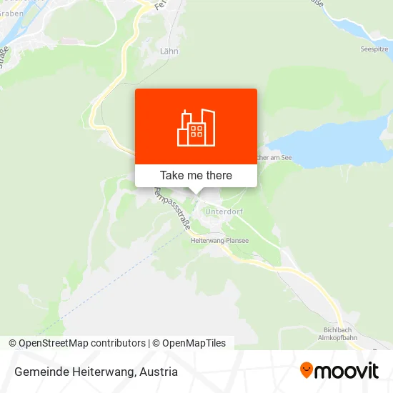 Gemeinde Heiterwang map