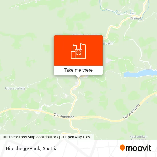 Hirschegg-Pack map