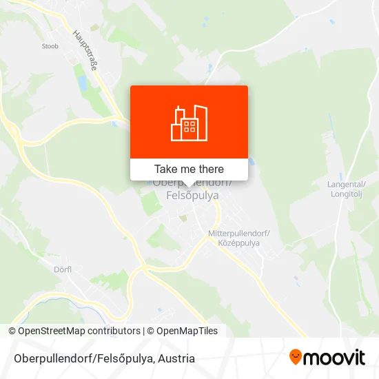 Oberpullendorf/Felsőpulya map