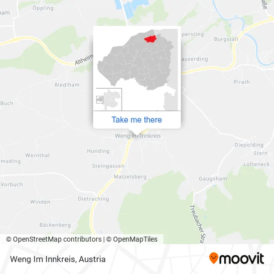 Weng Im Innkreis map
