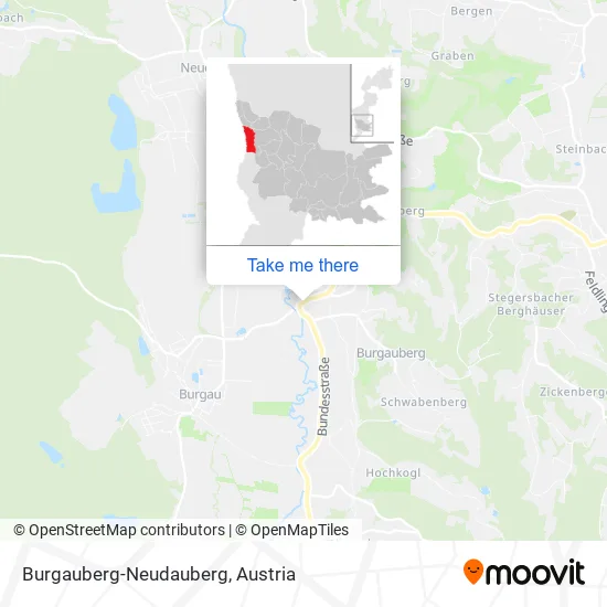 Burgauberg-Neudauberg map
