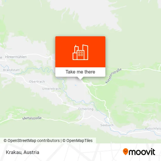 Krakau map