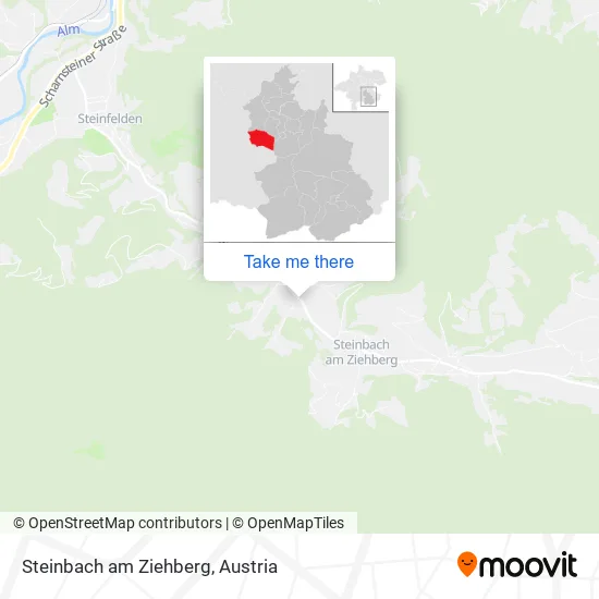 Steinbach am Ziehberg map