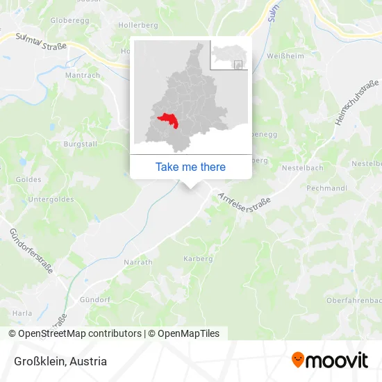 Großklein map